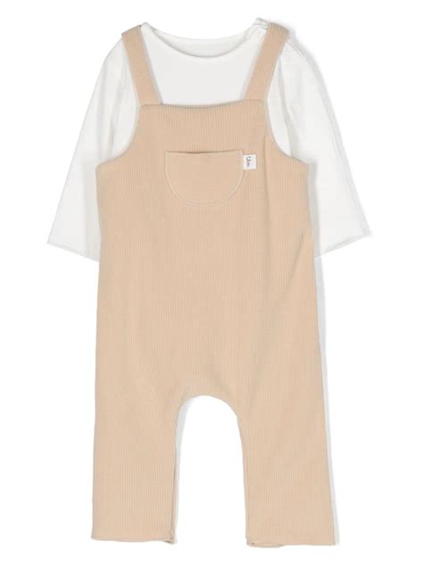 tutina bianco/beige neonato – Mancini Junior